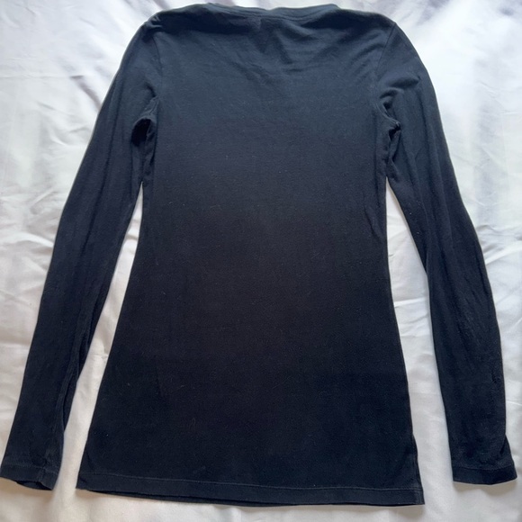 CAbi Black Long Sleeve Tee Size XS - Picture 3 of 3